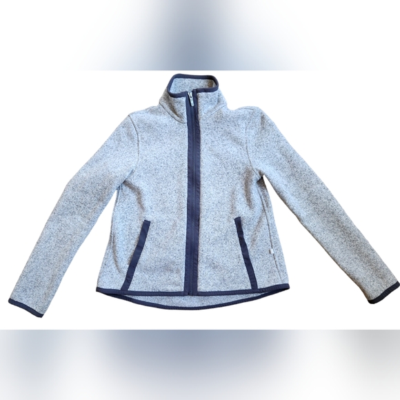 Lululemon Gray "It’s Fleecing Cold" Fleece Zip Up Jacket Warm Cozy Womens Size 2 - Picture 2 of 11